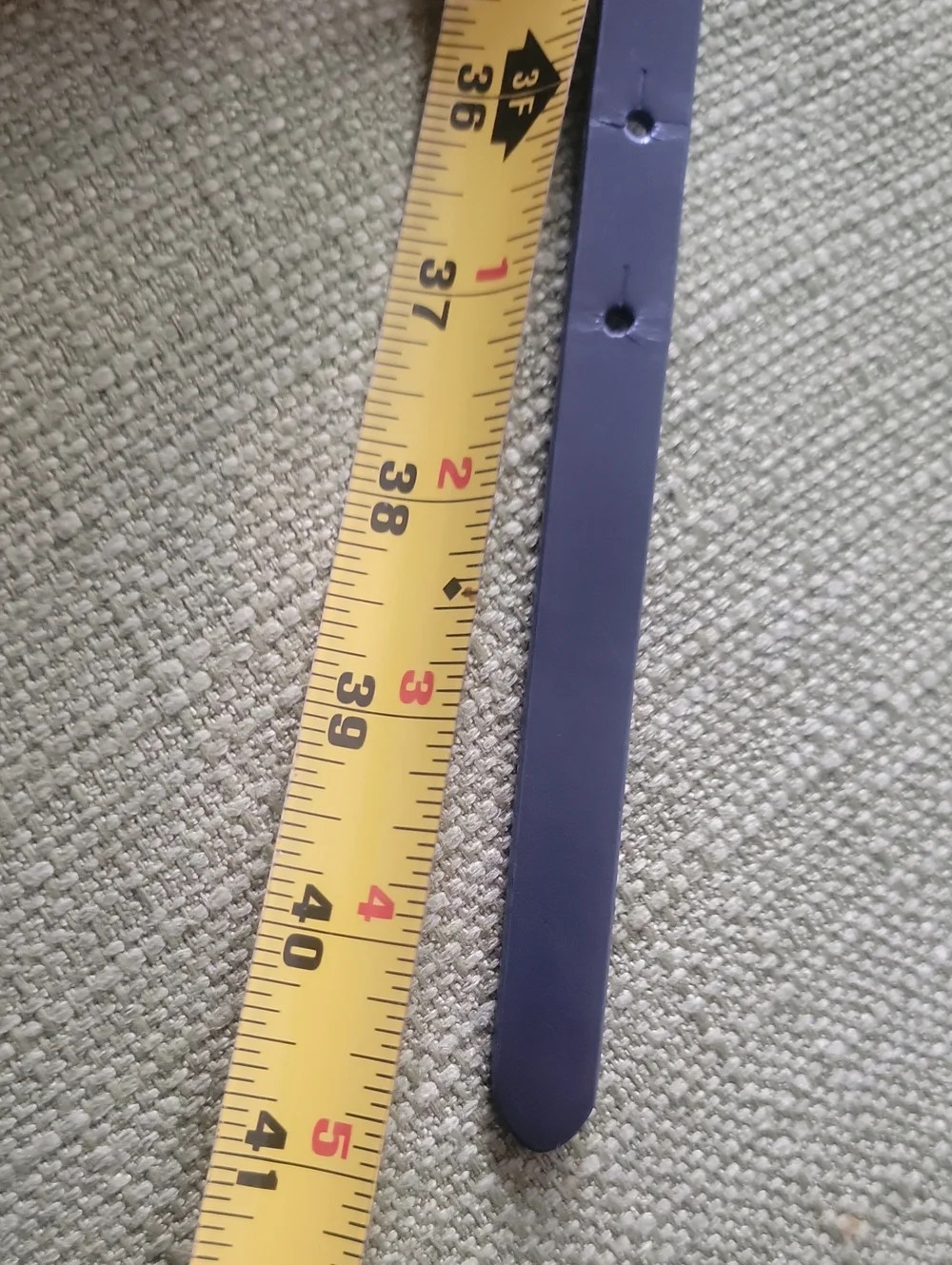 Coach Rare Gray Vintage Slim Belt with Square Buckle